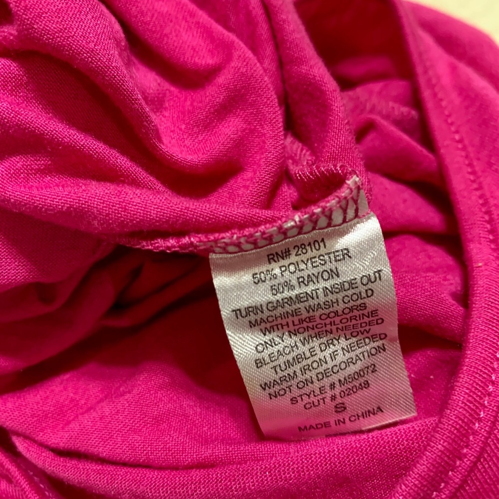 Max Rave bubble sleeve pink tunic - Picture 4 of 5